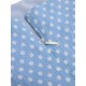 Sky Blue  Strap Polka Dot Swing Dress