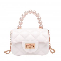  Pearl Argyle Chain Strap Mini Handbag