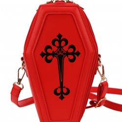 Halloween Latin Cross Coffin Bag