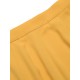 Yellow  Ruffled Pockets Shorts