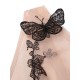 Nude  Lace Butterfly Swing Vintage Dress