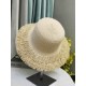  Solid Tassel Raffia Sun Hat